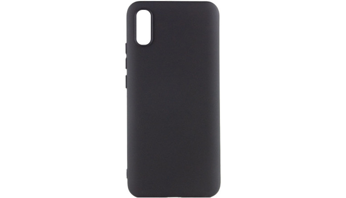 Чохол Silicone Cover Lakshmi (AA) для Xiaomi Redmi 9A Чорний / Black - фото