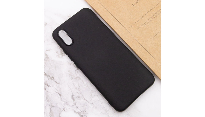 Чехол Silicone Cover Lakshmi (AA) для Xiaomi Redmi 9A Черный / Black - фото