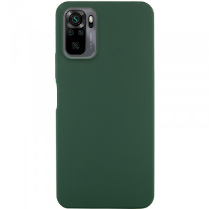 Чехол Silicone Cover Lakshmi (AA) для Xiaomi Redmi Note 10 / Note 10s / Poco M5s Зеленый / Dark green