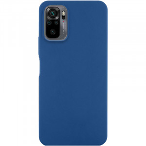 Чехол Silicone Cover Lakshmi (AA) для Xiaomi Redmi Note 10 / Note 10s / Poco M5s Синий / Navy Blue