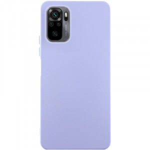 Чехол Silicone Cover Lakshmi (AA) для Xiaomi Redmi Note 10 / Note 10s / Poco M5s Сиреневый / Dasheen