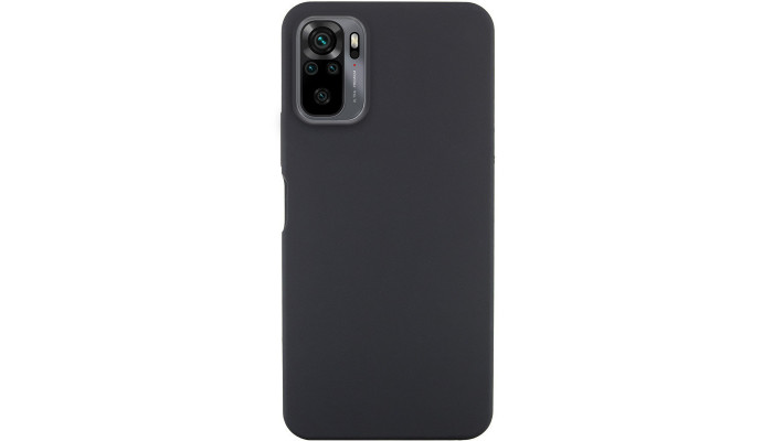 Чехол Silicone Cover Lakshmi (AA) для Xiaomi Redmi Note 10 / Note 10s / Poco M5s Черный / Black - фото