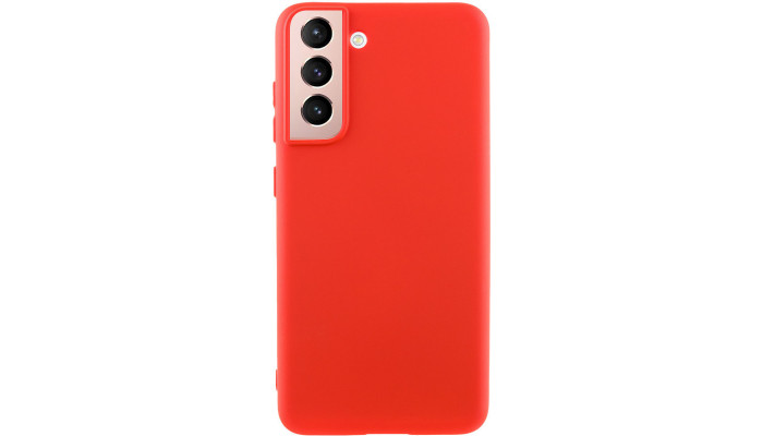 Чохол Silicone Cover Lakshmi (AA) для Samsung Galaxy S21 Червоний / Red - фото