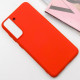 Чохол Silicone Cover Lakshmi (AA) для Samsung Galaxy S21 Червоний / Red - фото