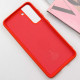 Чохол Silicone Cover Lakshmi (AA) для Samsung Galaxy S21 Червоний / Red - фото