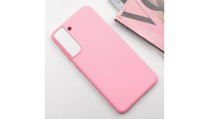 Чехол Silicone Cover Lakshmi (AA) для Samsung Galaxy S21 Розовый / Pink - фото