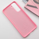 Чехол Silicone Cover Lakshmi (AA) для Samsung Galaxy S21 Розовый / Pink - фото