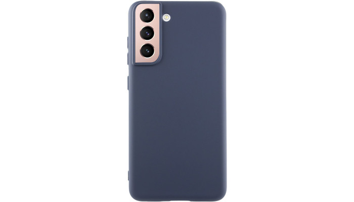 Чехол Silicone Cover Lakshmi (AA) для Samsung Galaxy S21 Синий / Midnight Blue - фото