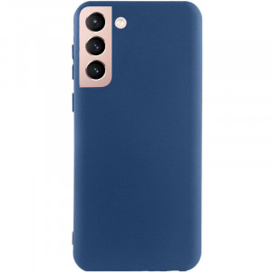 Чехол Silicone Cover Lakshmi (AA) для Samsung Galaxy S21 Синий / Navy Blue