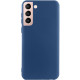 Чехол Silicone Cover Lakshmi (AA) для Samsung Galaxy S21 Синий / Navy Blue - фото