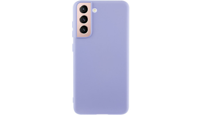 Чохол Silicone Cover Lakshmi (AA) для Samsung Galaxy S21 Бузковий / Dasheen - фото