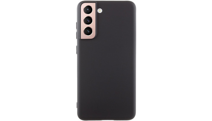 Чехол Silicone Cover Lakshmi (AA) для Samsung Galaxy S21 Черный / Black - фото