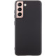 Чехол Silicone Cover Lakshmi (AA) для Samsung Galaxy S21 Черный / Black - фото