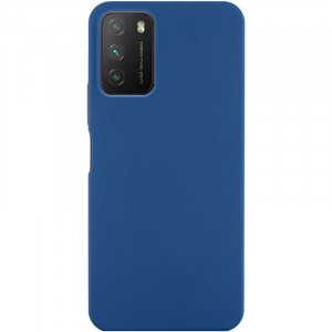 Чехол Silicone Cover Lakshmi (AA) для Xiaomi Poco M3 Синий / Navy Blue