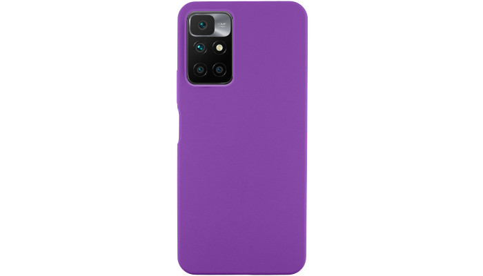 Чохол Silicone Cover Lakshmi (AA) для Xiaomi Redmi 10 Фіолетовий / Purple - фото