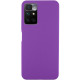 Чохол Silicone Cover Lakshmi (AA) для Xiaomi Redmi 10 Фіолетовий / Purple - фото