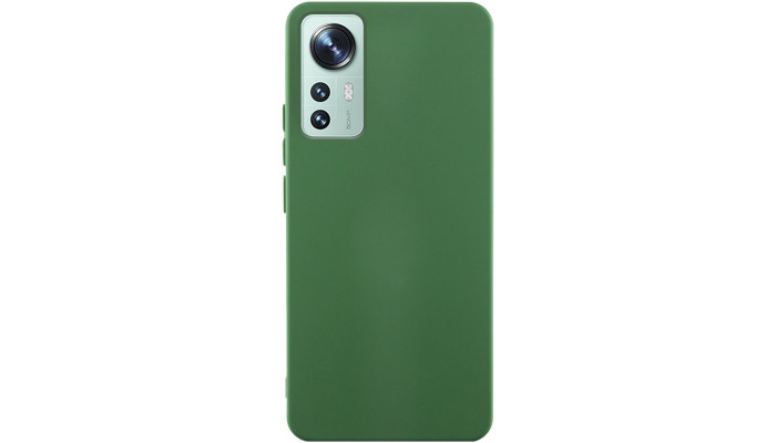 Чехол Silicone Cover Lakshmi (AA) для Xiaomi 12T / 12T Pro Зеленый / Dark green - фото