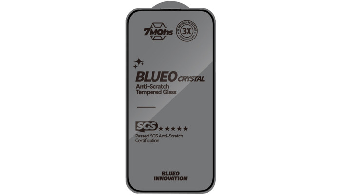 Защитное 2.5D стекло Blueo Crystal Anti-Scratch для Apple iPhone 16 Pro (6.3