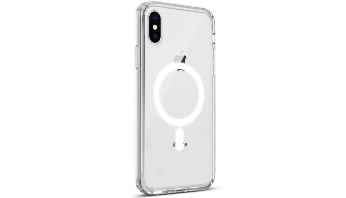 Чехол TPU Clear Case with MagSafe для Apple iPhone X / XS (5.8