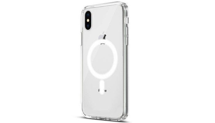 Чехол TPU Clear Case with MagSafe для Apple iPhone X / XS (5.8