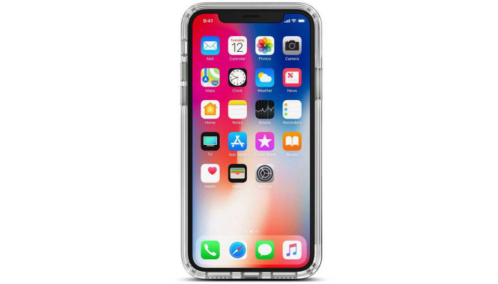 Чехол TPU Clear Case with MagSafe для Apple iPhone X / XS (5.8