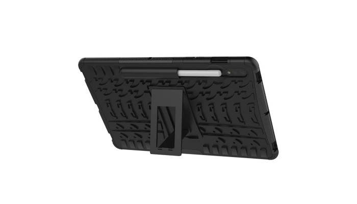 TPU+PC чохол Protector Stand для Samsung Galaxy Tab S9+ / S9+ FE 12,4'' Black - фото