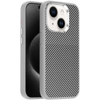 Чохол TPU+PC Carbon with MagSafe для Apple iPhone 14 (6.1