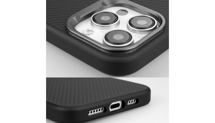 Чехол TPU+PC Carbon with MagSafe для Apple iPhone 15 Pro (6.1