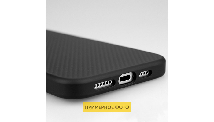 Чехол TPU+PC Carbon with MagSafe для Apple iPhone 16 (6.1