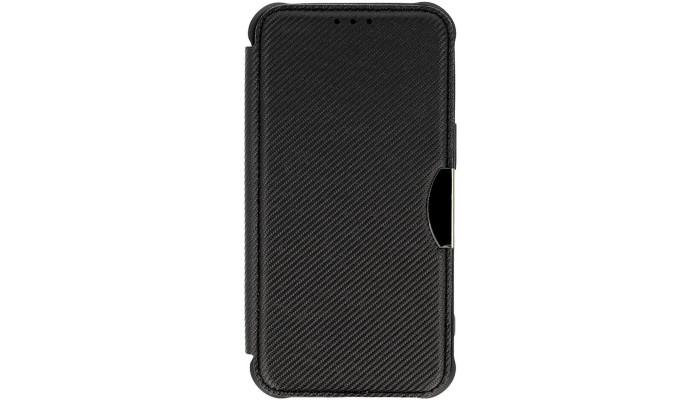 Шкіряний чохол книжка GETMAN Razor (PU) для Xiaomi Redmi Note 13 4G Carbon - фото