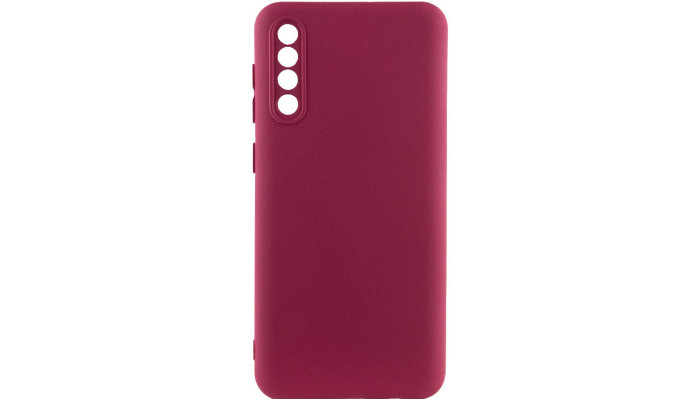 Чохол TPU GETMAN Liquid Silk Full Camera для Samsung Galaxy A50 (A505F) / A50s / A30s Бордовий / Marsala - фото