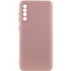 Чохол TPU GETMAN Liquid Silk Full Camera для Samsung Galaxy A50 (A505F) / A50s / A30s Рожевий / Pink Sand - фото