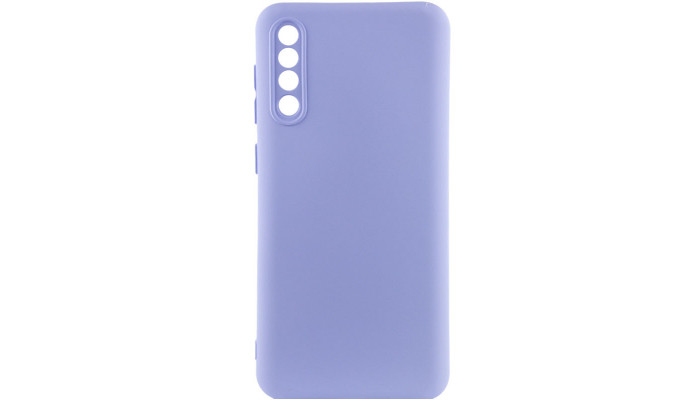 Чехол TPU GETMAN Liquid Silk Full Camera для Samsung Galaxy A50 (A505F) / A50s / A30s Сиреневый / Dasheen - фото