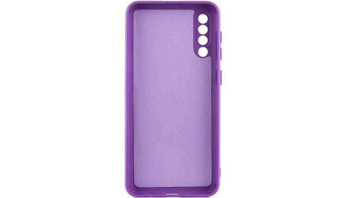 Чохол TPU GETMAN Liquid Silk Full Camera для Samsung Galaxy A50 (A505F) / A50s / A30s Фіолетовий / Purple - фото