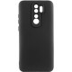 Чохол TPU GETMAN Liquid Silk Full Camera для Xiaomi Redmi Note 8 Pro Чорний / Black - фото