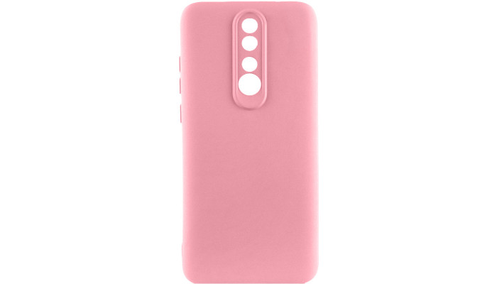 Чехол TPU GETMAN Liquid Silk Full Camera для Xiaomi Redmi 8 Розовый / Pink - фото