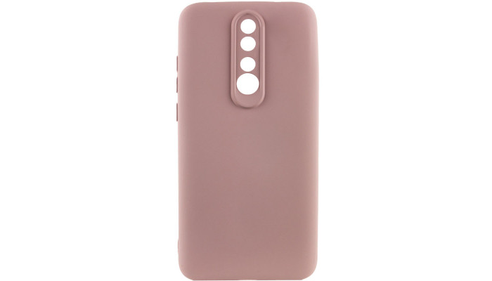 Чехол TPU GETMAN Liquid Silk Full Camera для Xiaomi Redmi 8 Розовый / Pink Sand - фото