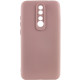 Чехол TPU GETMAN Liquid Silk Full Camera для Xiaomi Redmi 8 Розовый / Pink Sand - фото