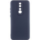 Чехол TPU GETMAN Liquid Silk Full Camera для Xiaomi Redmi 8 Синий / Midnight Blue - фото