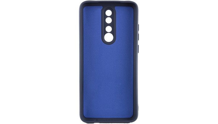 Чехол TPU GETMAN Liquid Silk Full Camera для Xiaomi Redmi 8 Синий / Midnight Blue - фото