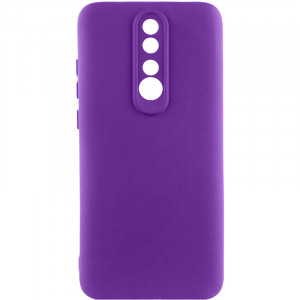 Чехол TPU GETMAN Liquid Silk Full Camera для Xiaomi Redmi 8 Фиолетовый / Purple