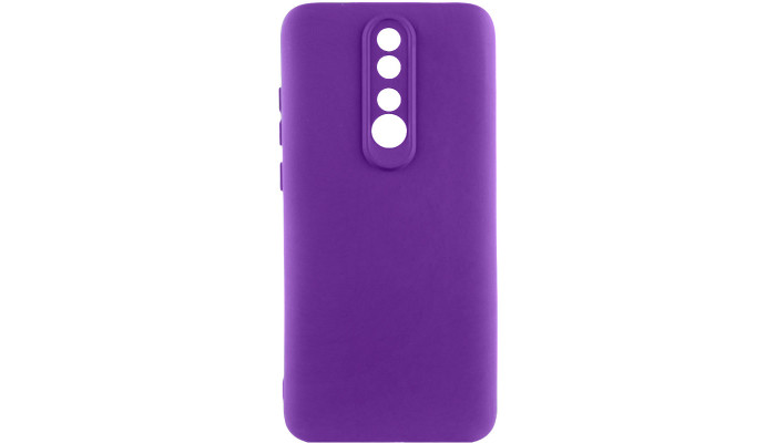 Чехол TPU GETMAN Liquid Silk Full Camera для Xiaomi Redmi 8 Фиолетовый / Purple - фото