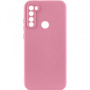 Чехол TPU GETMAN Liquid Silk Full Camera для Xiaomi Redmi Note 8T Розовый / Pink