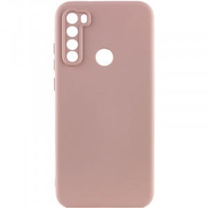 Чохол TPU GETMAN Liquid Silk Full Camera для Xiaomi Redmi Note 8T Рожевий / Pink Sand