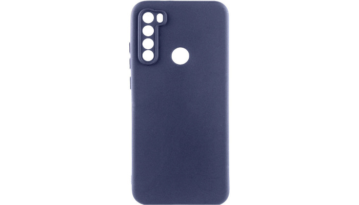 Чехол TPU GETMAN Liquid Silk Full Camera для Xiaomi Redmi Note 8T Синий / Midnight Blue - фото