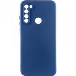 Чохол TPU GETMAN Liquid Silk Full Camera для Xiaomi Redmi Note 8T Синій / Navy Blue