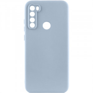 Чехол TPU GETMAN Liquid Silk Full Camera для Xiaomi Redmi Note 8T Голубой / Lilac Blue