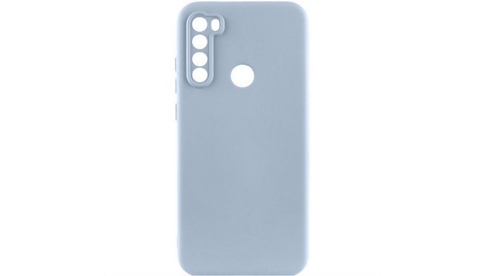 Чехол TPU GETMAN Liquid Silk Full Camera для Xiaomi Redmi Note 8T Голубой / Lilac Blue - фото