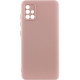 Чохол TPU GETMAN Liquid Silk Full Camera для Samsung Galaxy A71 Рожевий / Pink Sand - фото