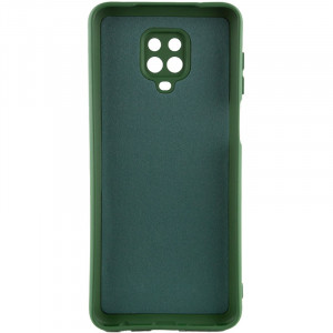 Чохол TPU GETMAN Liquid Silk Full Camera для Xiaomi Redmi Note 9s / Note 9 Pro / Note 9 Pro Max Зелений / Dark green